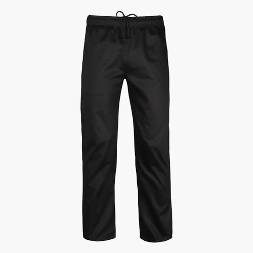 Black CHEF TROUSER Elasticated Waist Catering restaurent Kitchen pub workwear UK — image 1