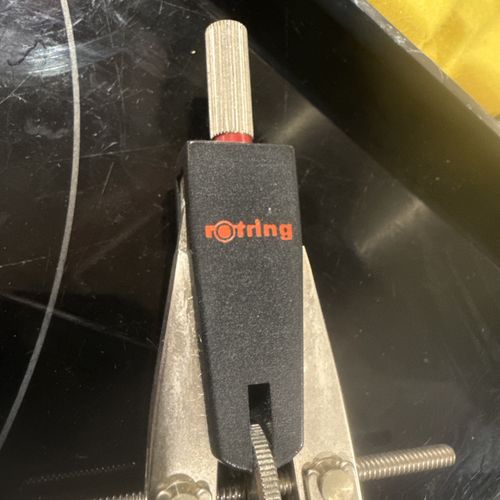 Vintage Rotring Masterbow Compass Extension Bar Technical Drawing Drafting case — image 8