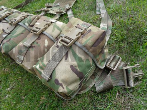 Complete British MTP MOLLE webbing set with yoke, Charlie model, size medium — image 3
