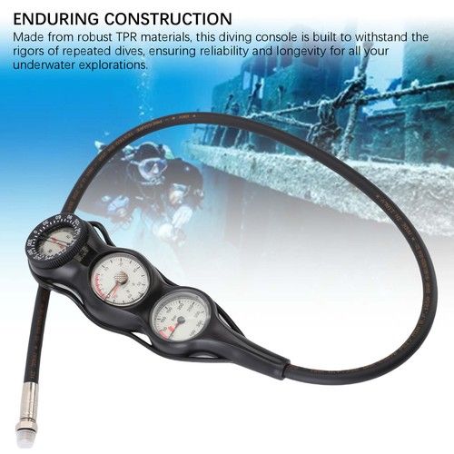 Scuba Diving Console TPR 3 Gauge Diving Console For Underwater Diving