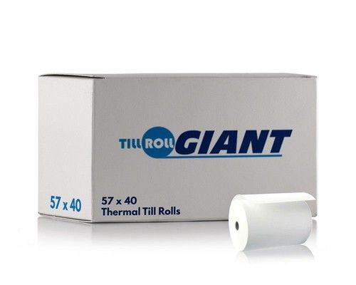 57x40 Credit card terminal thermal till rolls for PDQ terminal