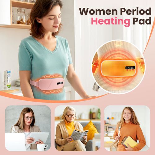 Electric Heating Menstrual Heat Pad Massage Belt For Period Pain Relief Cramps — image 6