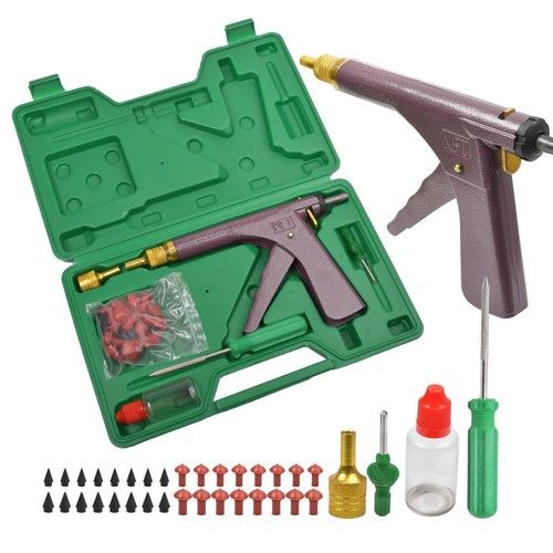 Car Wheel Vacuum Tyre Repair Tool Kit Mushroom Plug Tire Plugger Tubeless w/ Box