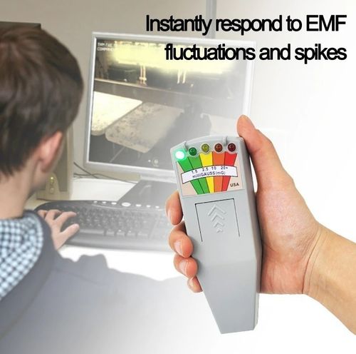 EMF Radiation Detector Gauss Meter Electromagnetic Field Tester 9V — image 4
