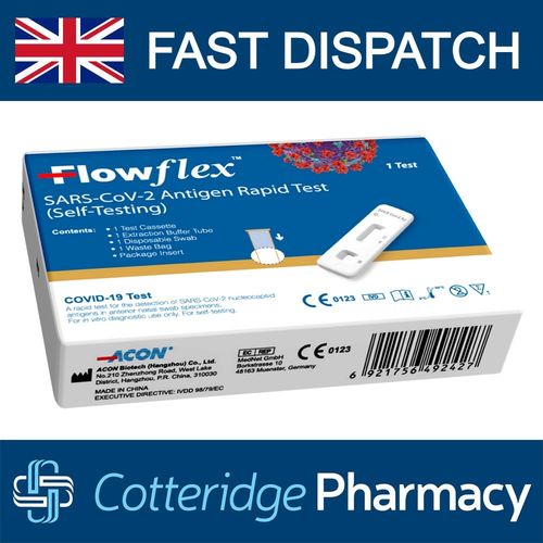 Flowflex COVID-19 Antigen Rapid Lateral Flow Home Self Testing Single Test Kit — image 6