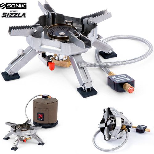 Sonik Sizzla Superstove Carp Fishing Camping Cooking Cooker Stove + Case