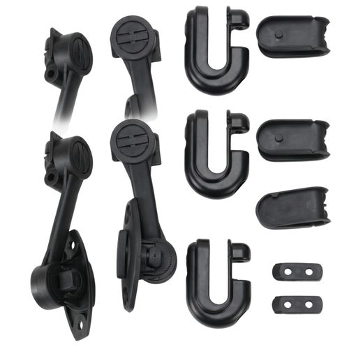 Motorbike Motorcycle Clip On Windshield Wind Screen Deflector Extension Spoiler — image 13