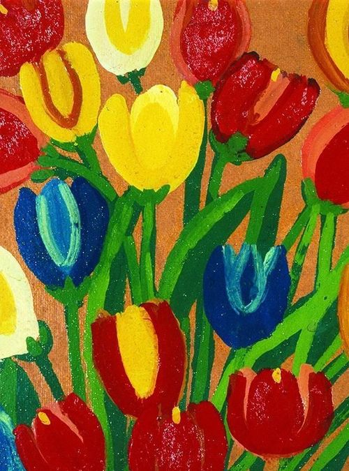 Maud Lewis (Handmade) Signed Oil Painting on Canvas 11x9 in Naive Art .. — image 3