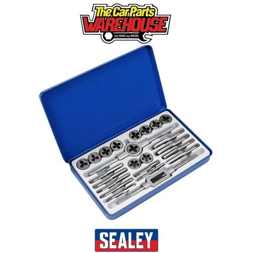 Sealey AK3024IMP Imperial Tap & Split Die Set 24pc