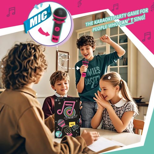 Grab The Mic Fun Music Card Game Family Karaoke Party Board Games  2-10 Players — image 8