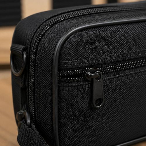 Flute Case Canvas Flute Carrying Case Black — image 8