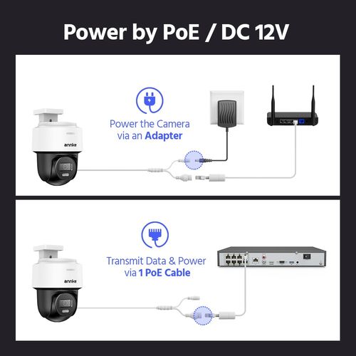 ANNKE PoE 8MP PT Security CCTV IP Camera Color Night Vision Two-Way Talk For NVR — image 10