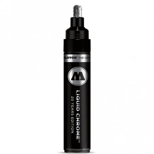Molotow Liquid Chrome Pen Range - Metallic Silver Mirror Effect Pump Marker — image 1