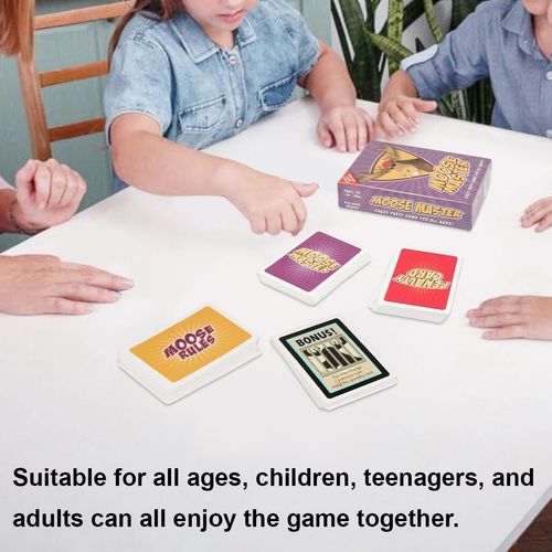 Moose Master Card Game Party Fun Coated Paper 110 Cards 3 to 10 Players — image 5