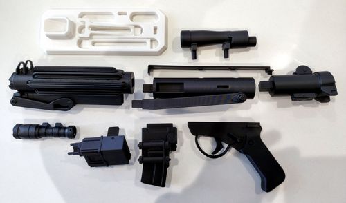 E-11 Storm trooper blaster rifle 1:1 model - 3D print — image 2