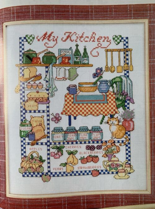 KITCHEN FOOD BAKING CAKE RECIPE  BBQ FRUIT VEG Cross Stitch Chart Choose From