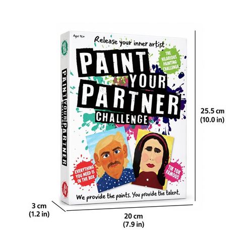 Paint Your Partner Challenge Game Couples Date Night Painting Kit 2 Player Gift — image 3