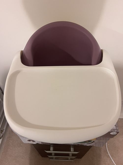 Mamas & Papas Baby Snug Bumbo Chair Seat With Tray -  Purple Foam Insert — image 10