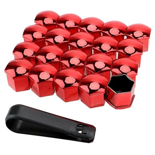 17mm/19mm/21mm 20Pcs Alloy Wheel Nut Bolt Covers Caps Universal Set For Any Car