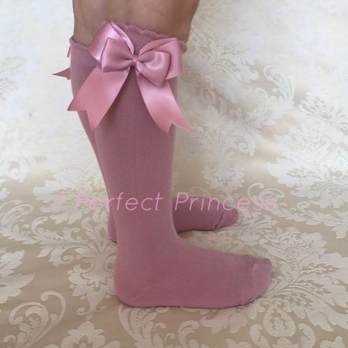 Spanish Socks - Knee High Double Bow. Baby/Girls/School Uniform PERFECT PRINCESS — image 14