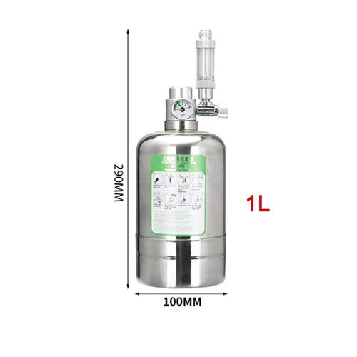 Aquarium CO2 Generator System Kit Stainless Steel CO2 Cylinder Generator System 