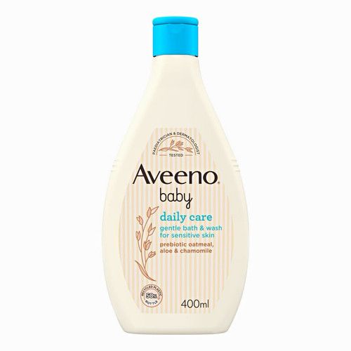 Aveeno Baby Daily Care Gentle Bath & Wash Sensitive Skin Oatmeal Chamomile 400ml