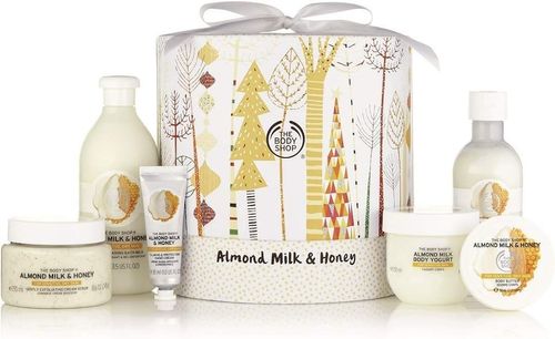 The Body Shop Almond Milk & Honey Ultimate Collection Oval BOXED Set ~ RETIRED — image 1
