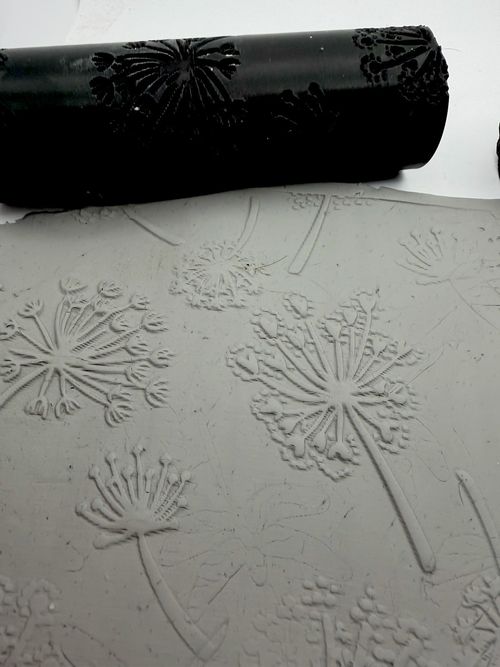 Dandelion Emboss Texture Roller | Clay | Pottery | Baking | sand | Crafts (14A) — image 2