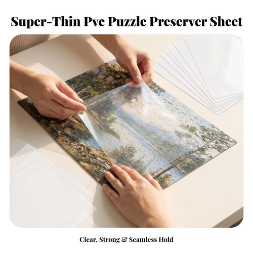 Peel-and-stick Puzzle Glue Sheets Clear Backing for Easy Handling — image 5