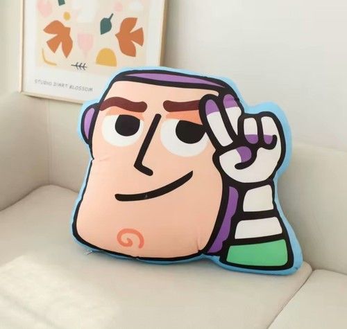 💫 Disney Toy Story Double Plush Pillow Cushion – Buzz Lightyear & Woody