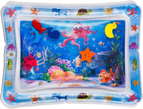 Inflatable Baby Water Play Mat Infants Toddlers Kid Perfect Fun Tummy Time Large — image 9