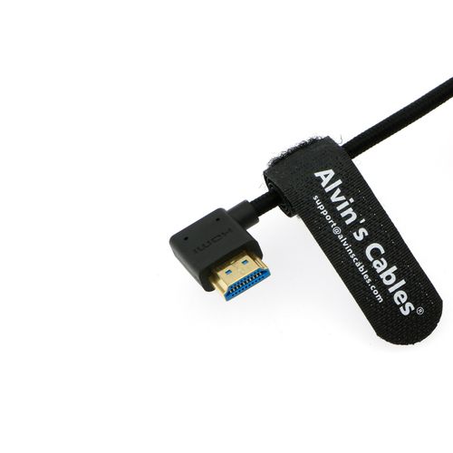 8K 2.1 HDMI Left Angle to Right Angle High Speed Braided Coiled Cable for Atomos — image 4