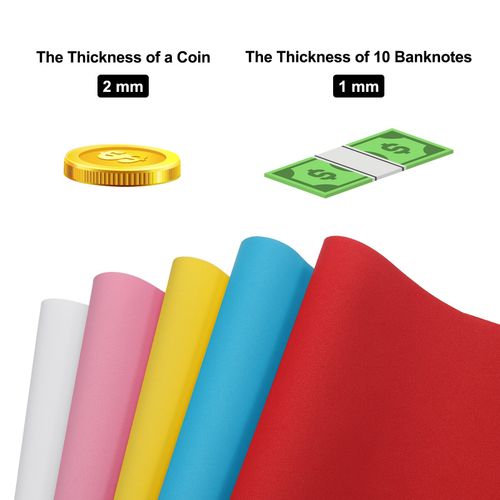 6Pcs EVA Foam Sheets White 9.8 Inch x 9.8 Inch 3mm Thick Crafts Foam Sheets — image 6