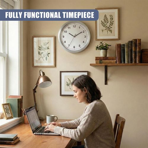 Secret Wall Clock Safe Hidden Compartment Stash Box Jewellery Cash Storage Gold — image 9