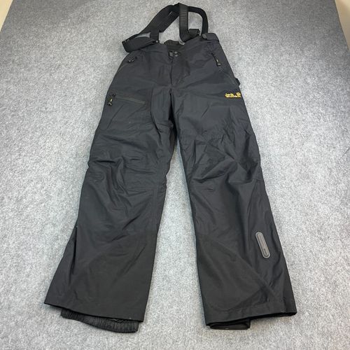 Jack Wolfskin Mens Ski Trousers Salopettes Bib Medium Black 32 32 Recco — image 3