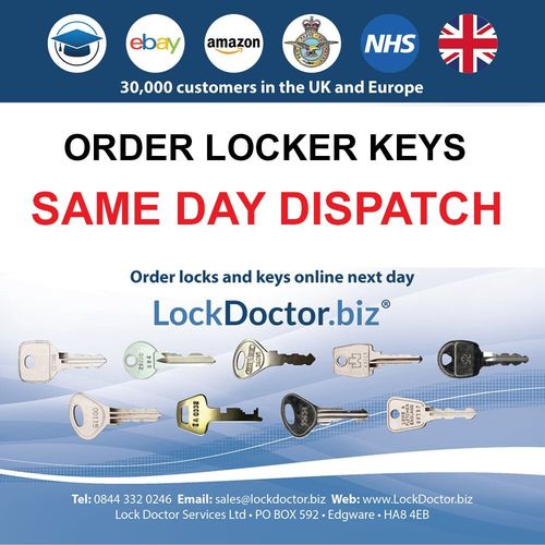 Link51 Silver Steel Locker Replacement Keys Range (CC001-CC2000) Cut to Code — image 3