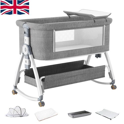Baby Bedside Crib Sleeper Bassinet Safe Co-Sleeping Storage Bag Easy install — image 4
