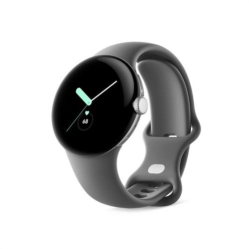 Google Pixel Watch Smartwatch - Activity & Heart Rate Tracking - Polished Silver
