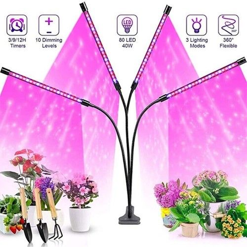 USB LED Plant Grow Light Indoor Full Spectrum UV Veg Growing Lamp For Plants