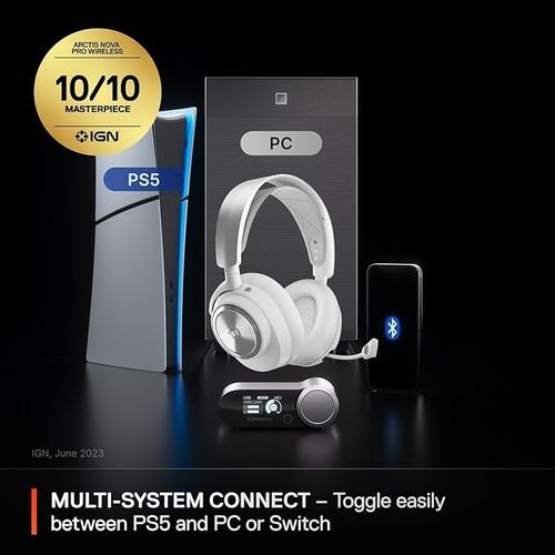 Steelseries Arctis Nova Pro Wireless Gaming Headset PS5 PC Switch + Base Station — image 5