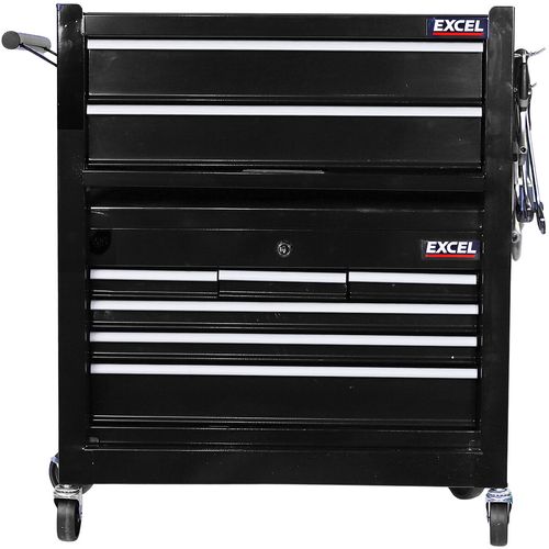 Excel 25" Roller Tool Chest Cabinet 8 Drawer Storage Toolbox — image 9