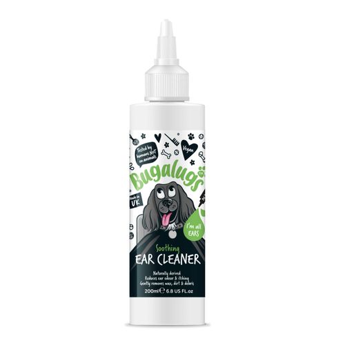 Bugalugs Dog Ear Cleaner Solution Stop Head Shaking Itching Removes Wax Dirt — image 1