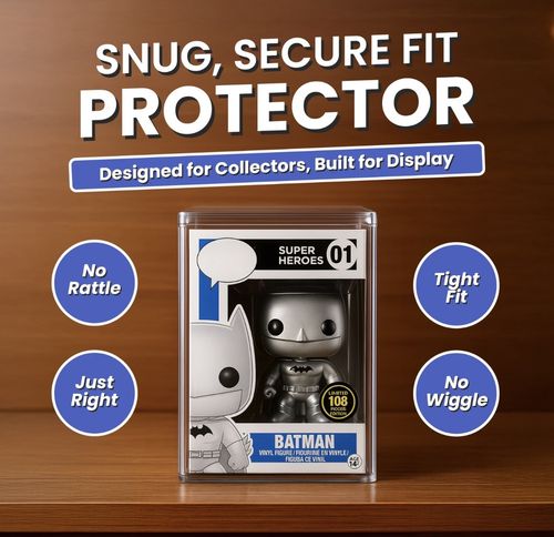 Hard Stack Case For 4" Funko Pop Protector 2MM Clear Display Box (1/2/4 Pack) — image 4