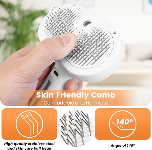 3 In 1 Cat Steam Brush Pet Electric Spray Massage Comb Dog Pet Hair Removal Comb — image 4