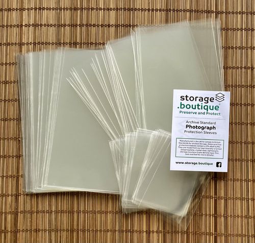 storage.boutique Photograph Protection Sleeves, Archive 10 x 8 inches, clear — image 2