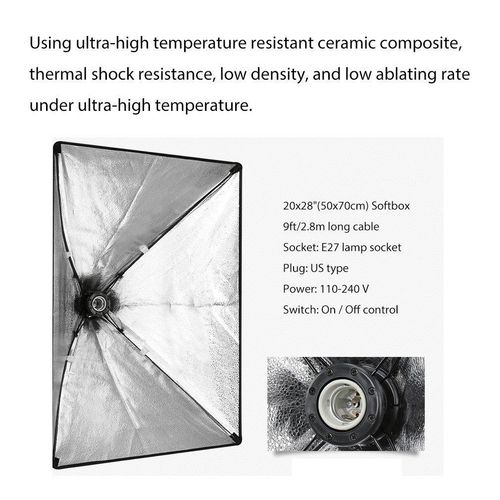 2x Softbox Continuous Lighting Kits Photo Studio Photography with Light Stand — image 7