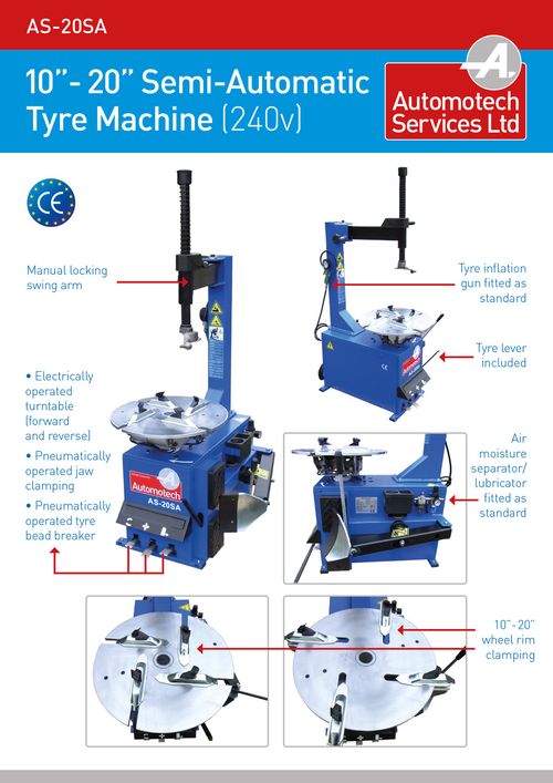 TYRE CHANGER / TYRE MACHINE & WHEEL BALANCER PACKAGE COMBO 240 Volt Units — image 2