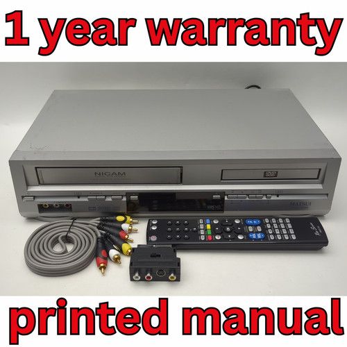 Matsui V-DVD500 DVD Player and VHS Video Recorder Combo Tested and Working
