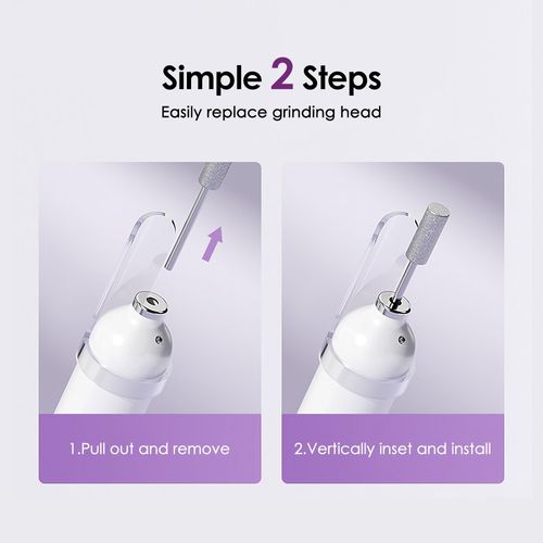 Professional Toe Nail Grinder For Thick Toenails Set Manicure Pedicure Drill Set — image 22