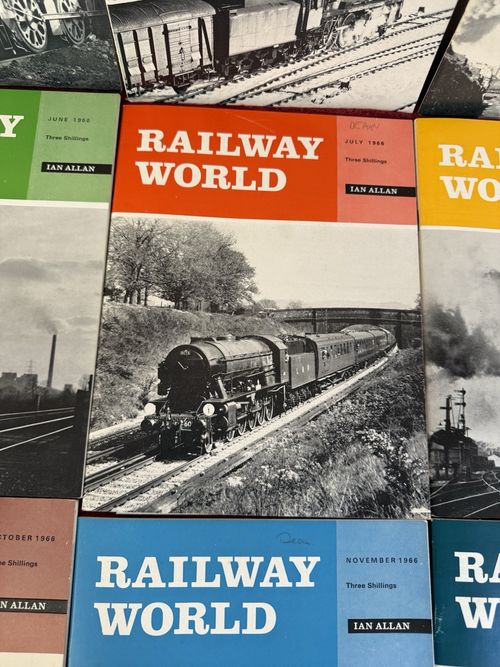 Railway World 1966 Complete Year 12 Issues Jan-Dec Vintage Rail Magazines — image 7